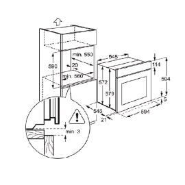 Духовой шкаф ELECTROLUX eoa 5651 box