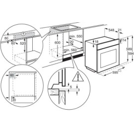 Духовой шкаф ELECTROLUX EOF3H70V