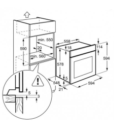 Духовой шкаф ELECTROLUX eoa 53420 bn