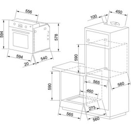 Духовой шкаф FRANKE 116.0278.875 FRANKE GL 66 M NT BK, черное стекло