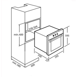 Духовой шкаф TEKA hr 550 anthracite b (41561013)