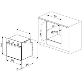 Духовой шкаф KORTING okb 5704 cx