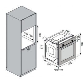 Духовой шкаф KUPPERSBERG HF 610 W