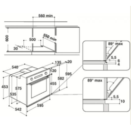 Духовой шкаф WHIRLPOOL akz 6230 ix