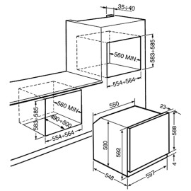 Духовой шкаф Smeg SF 6102 TVB
