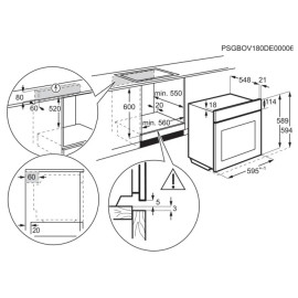 Духовой шкаф ELECTROLUX EOF4P56X