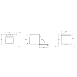 Духовой шкаф BERTAZZONI FMOD6115ELB1