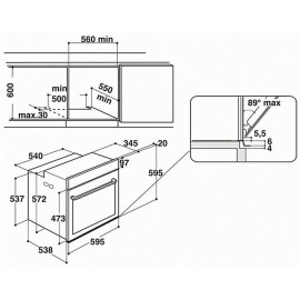 Духовой шкаф WHIRLPOOL AKZ9 6230 IX