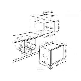 Духовой шкаф SIMFER B6EO77011
