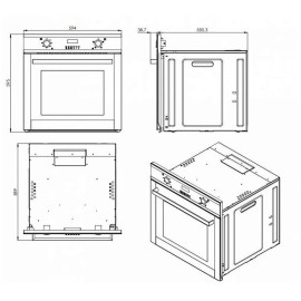 Духовой шкаф ZORG Technology BE6 WH