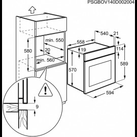 Духовой шкаф Electrolux OEF 5C50Z