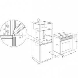 Духовой шкаф ELECTROLUX eob 8851 aox