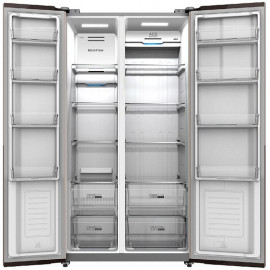 Холодильник HYUNDAI CS5005FV черное стекло