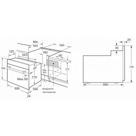Духовой шкаф KORTING ogg 772 cfx