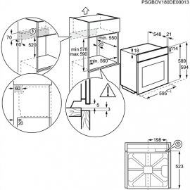 Духовой шкаф ELECTROLUX opeb 4330 v