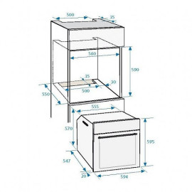 Духовой шкаф BEKO oim 27200 av