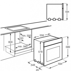 Духовой шкаф ZANUSSI zos 35802 xd