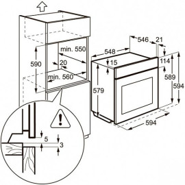Духовой шкаф ELECTROLUX eob 95751 ak