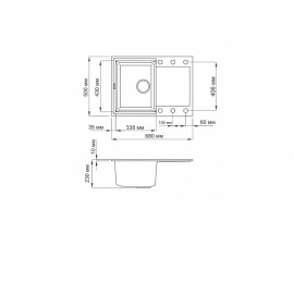 Кухонная мойка OMOIKIRI sakaime 68-ev (4993194)