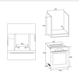 Духовой шкаф DELVENTO V4EC59001