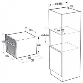 Духовой шкаф GORENJE BCM547ORAW
