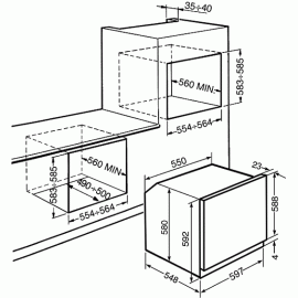 Духовой шкаф SMEG SF6101VS