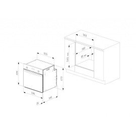 Духовой шкаф KORTING okb 9102 csgb pro