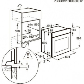 Духовой шкаф Electrolux EOB 95410 AX нержавеющая сталь