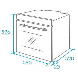 Духовой шкаф AKPO PEA 7009SED03 WH