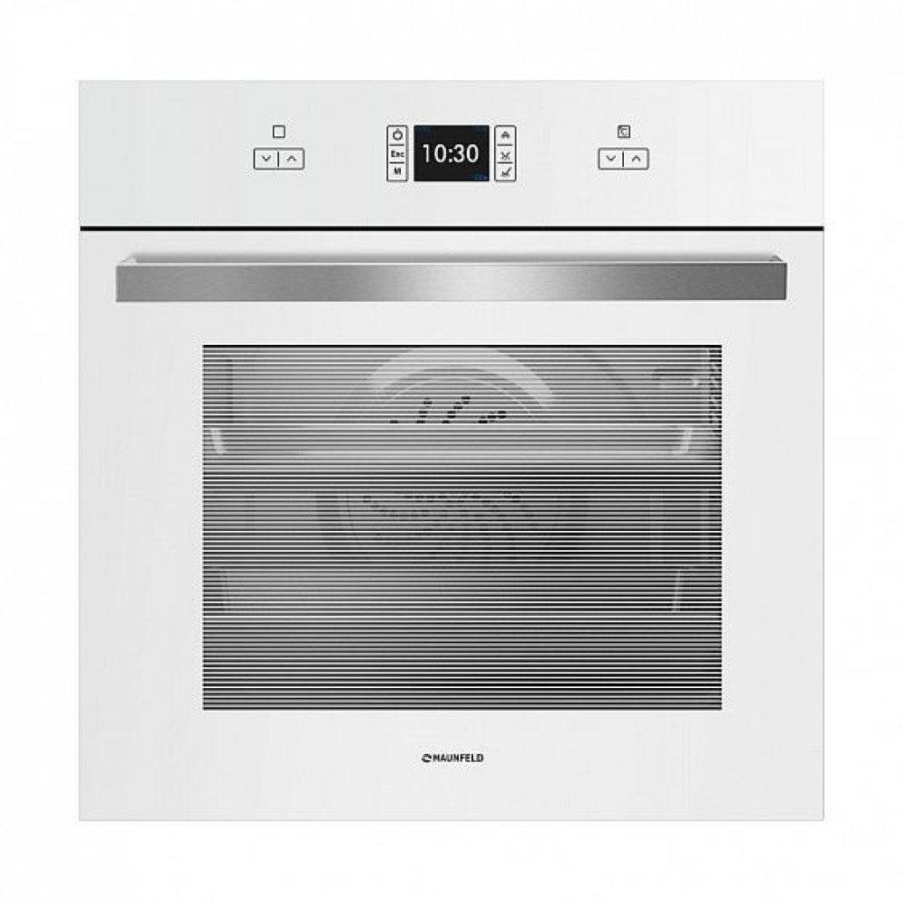 Духовой шкаф MAUNFELD meoh.6711w (цвет белый+белое стекло )