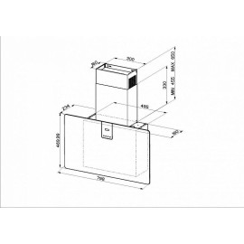 Вытяжка FABER SOFT SLIM BIANCO KOS A80