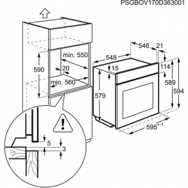 Духовой шкаф AEG BCR 742350 B