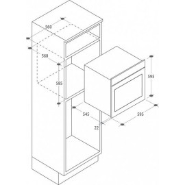 Духовой шкаф CANDY fcl 614/1 ba