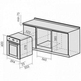 Духовой шкаф MBS DE-604WH