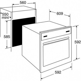 Духовой шкаф BRANDT fp 1264 b