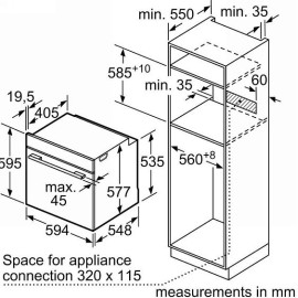 Духовой шкаф BOSCH HSG636BS1