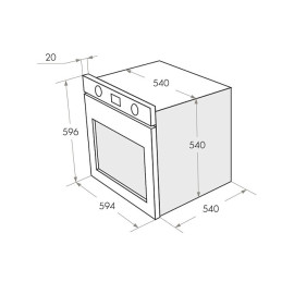 Духовой шкаф Maunfeld CEOF 656 W