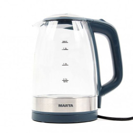 Электрочайник MARTA MT-1078 серый мрамор