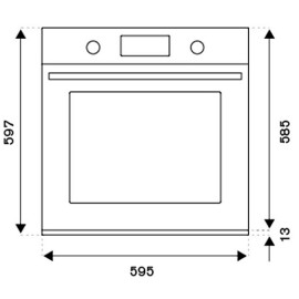 Духовой шкаф LA GERMANIA F605LAGEKX