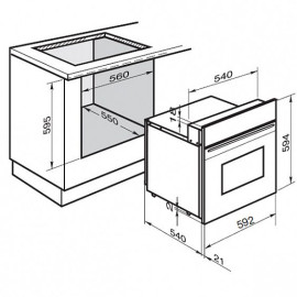 Духовой шкаф BRANDT fp 1067 xs