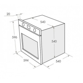 Духовой шкаф Maunfeld CEOD 656 W