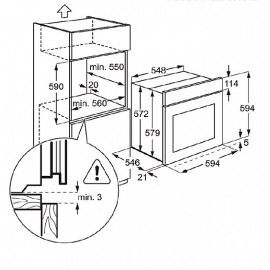 Духовой шкаф ELECTROLUX eoc 5751 aax