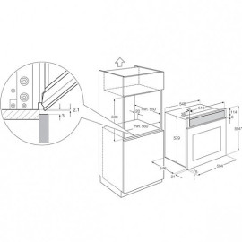 Духовой шкаф ELECTROLUX eoa 5551 aok