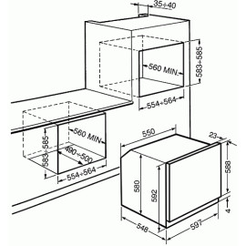 Духовой шкаф SMEG SFP6104TVB