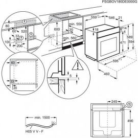Духовой шкаф Electrolux EEB 8587 POX нержавеющая сталь
