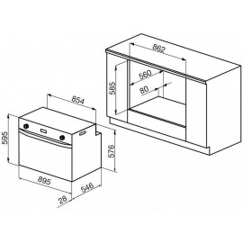 Духовой шкаф KORTING okb 5809 csx pro
