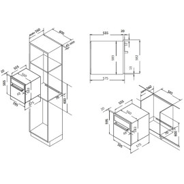 Духовой шкаф EVELUX EO 612 EB
