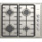 Газовая поверхность DARINA 1t1 bgm341 11 x серебристый