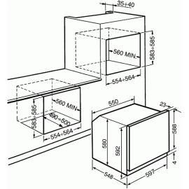 Духовой шкаф BOSCH hbg 633 bs1