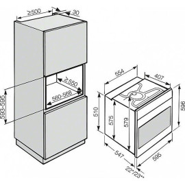 Духовой шкаф MIELE H6860BPX GRGR графитовый серый
